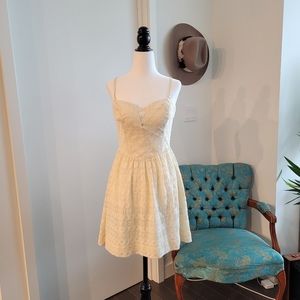 Guess off white dress